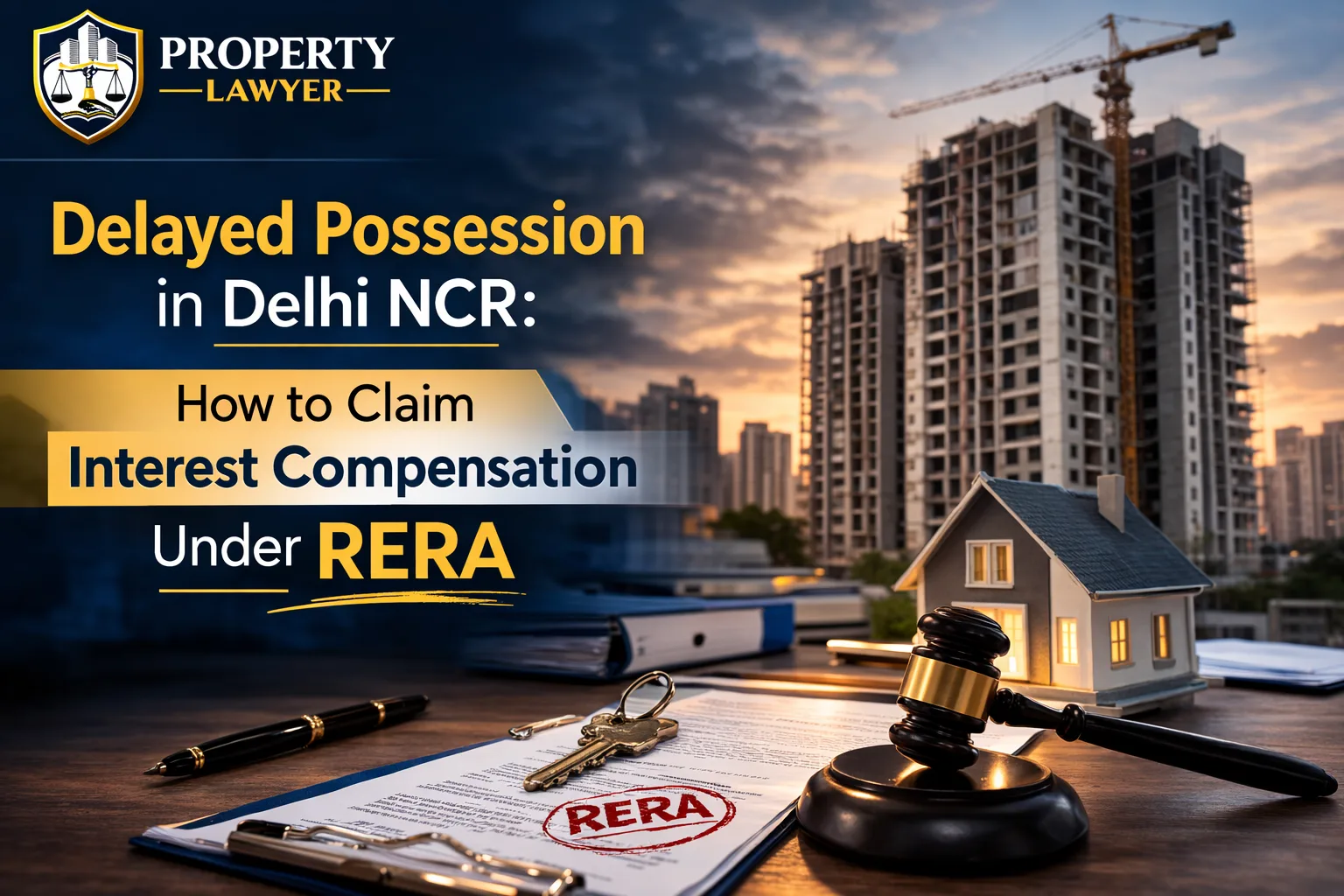 Delayed Possession in Delhi NCR: How to Claim Interest Compensation Under RERA
