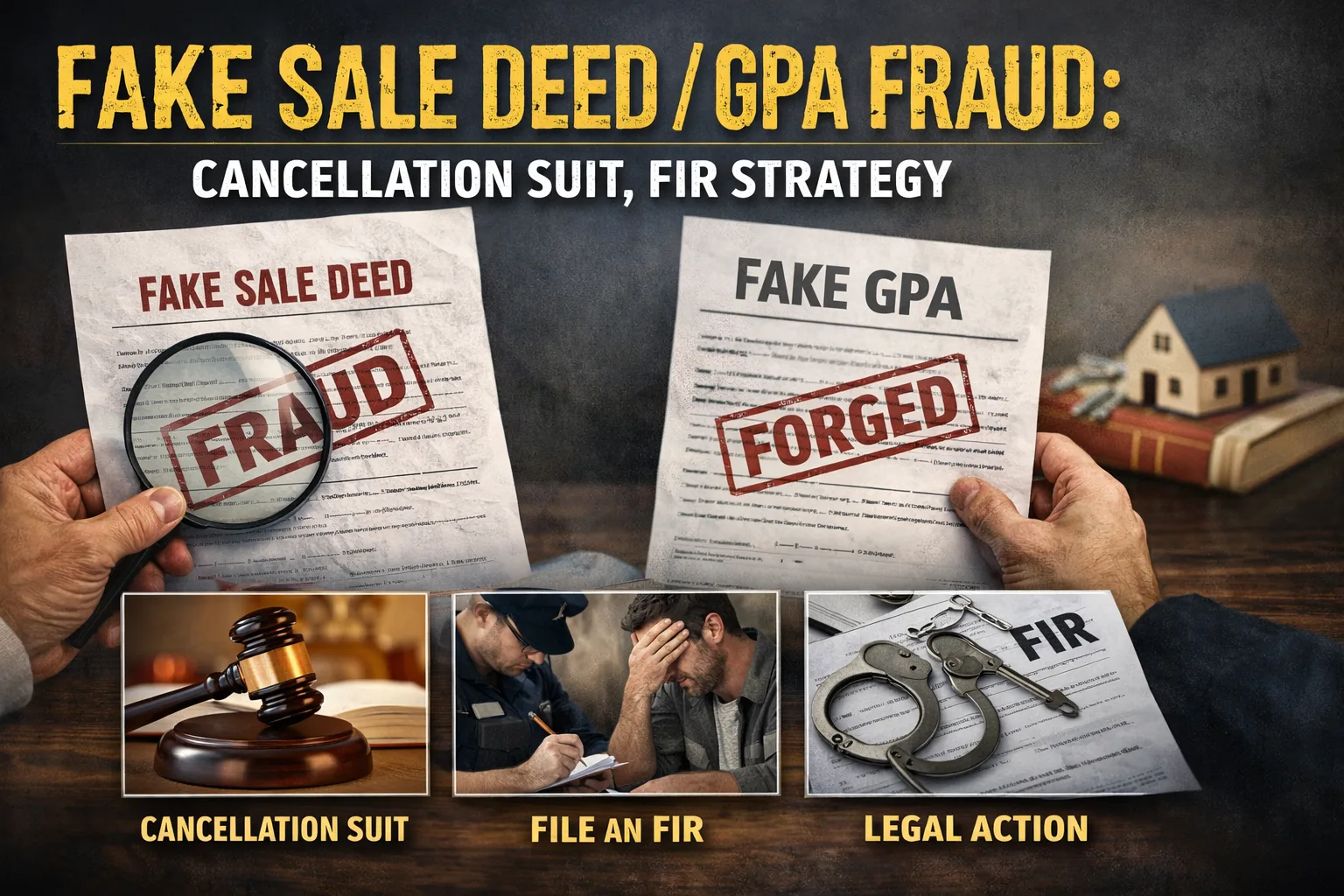 Fake Sale Deed/GPA Fraud: How to File a Cancellation Suit