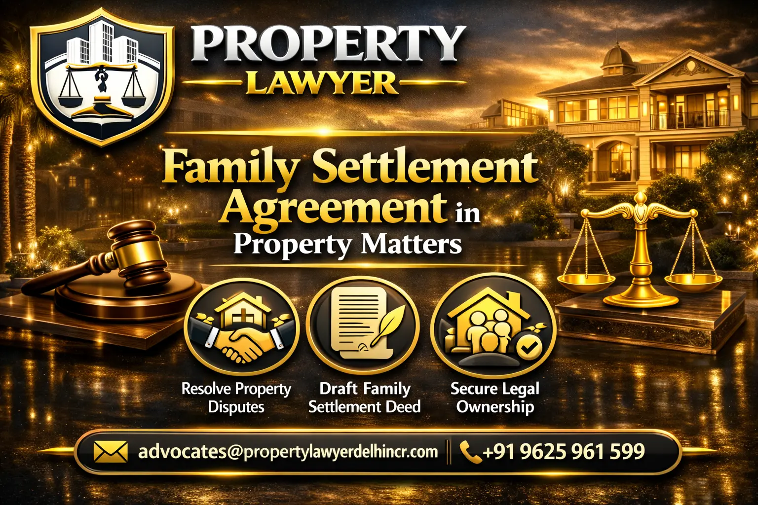 Family Settlement Agreement in Property Matters