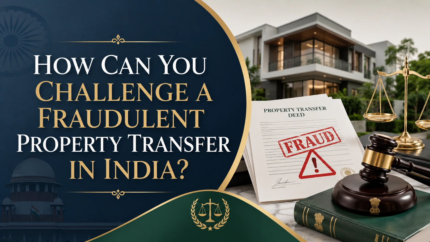 How Can You Challenge a Fraudulent Property Transfer in India?