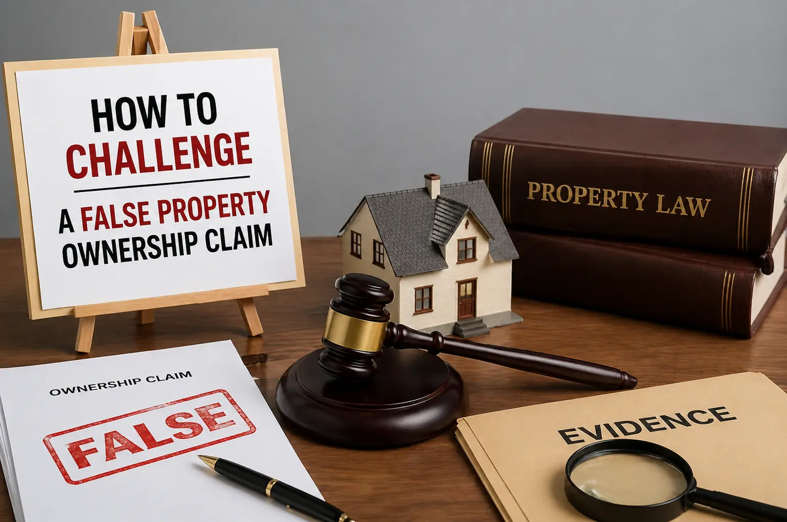 How to Challenge a False Property Ownership Claim in India