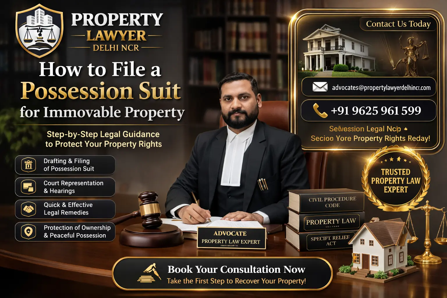 How to File a Possession Suit for Immovable Property in India