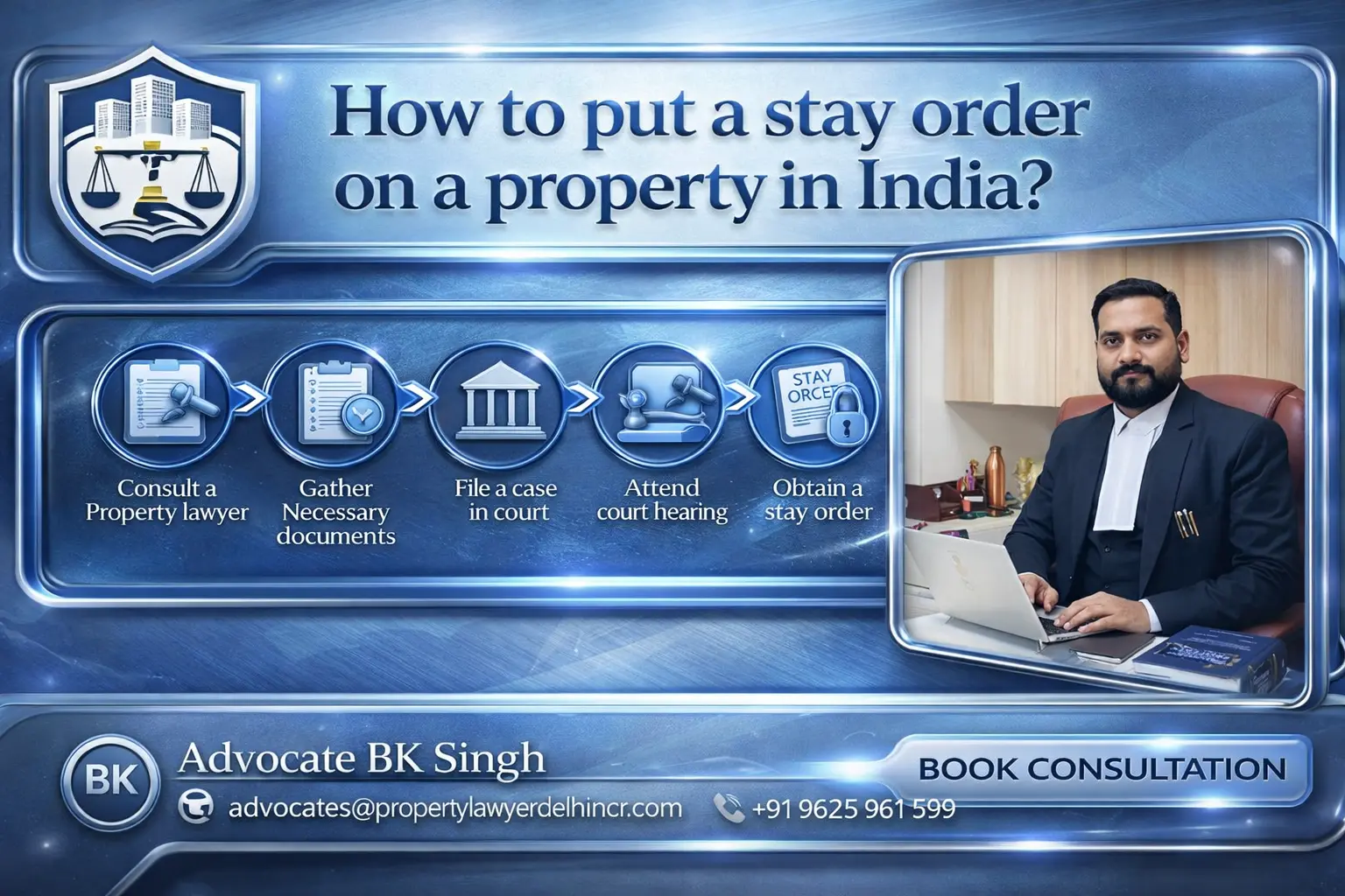 How to Get a Stay Order on a Property in India