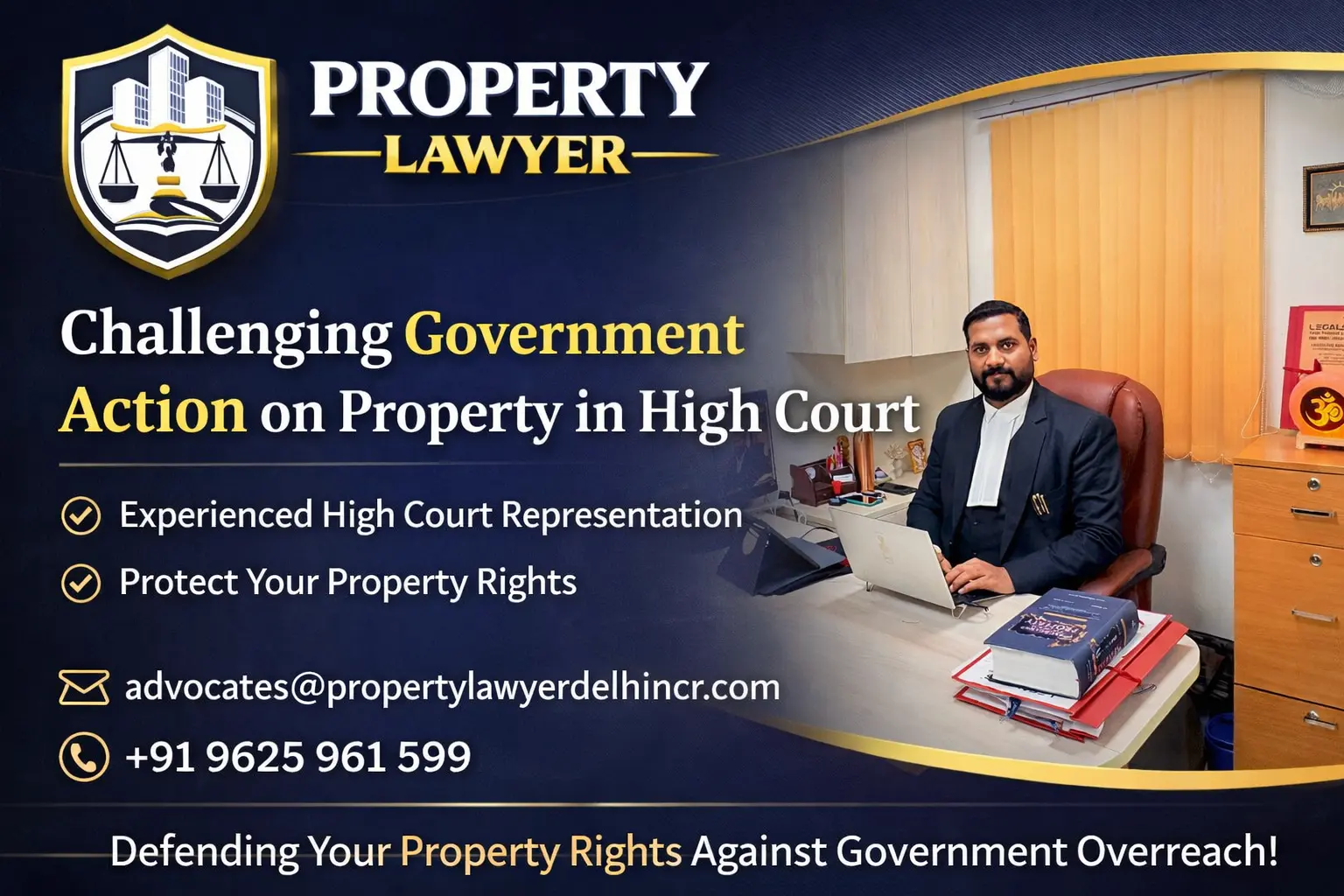 Property Case Against Government in High Court: Challenging Government Action on Property in India