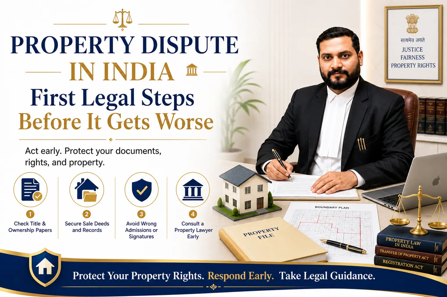 Property Dispute in India: First Legal Steps Before It Gets Worse