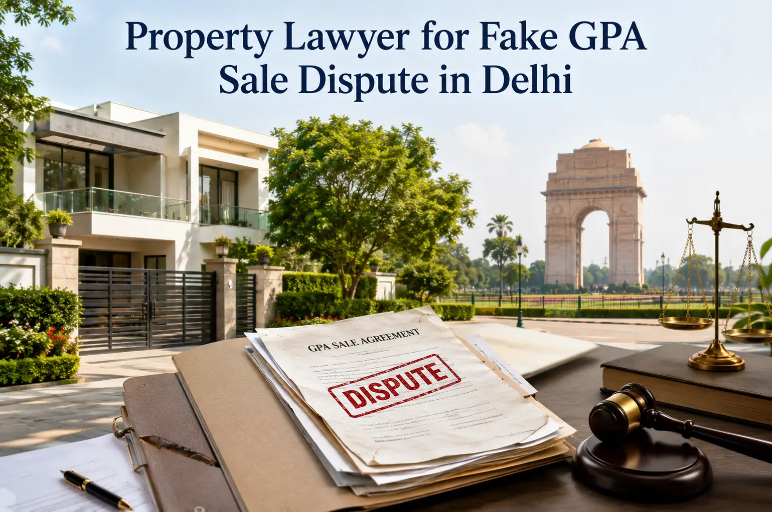 Property Lawyer for Fake GPA Sale Dispute in Delhi