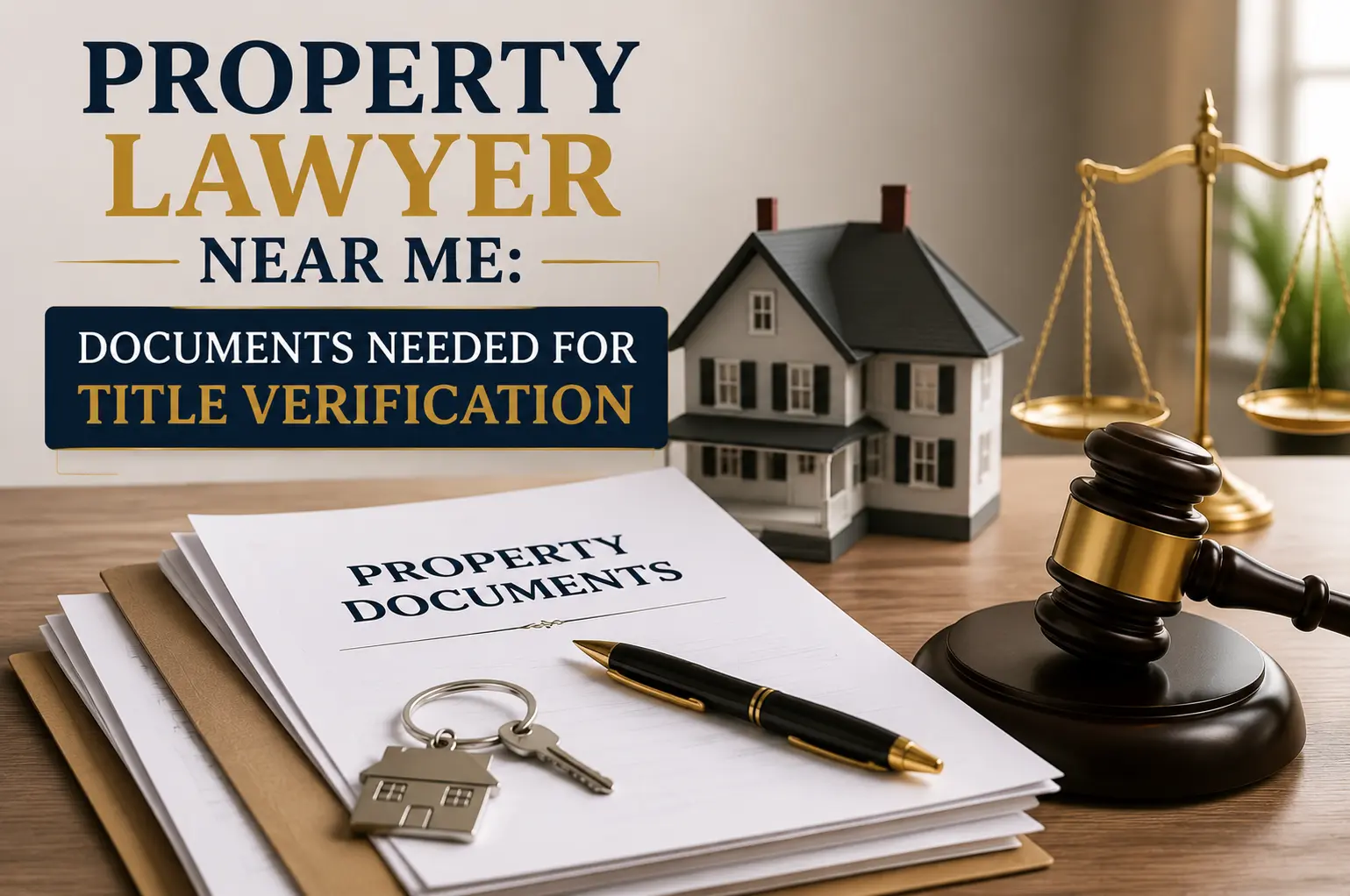 Property Lawyer Near Me: Title Verification Docs