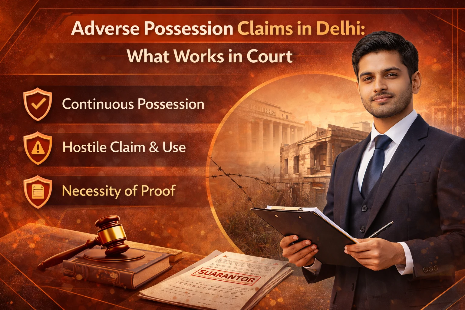 What Works in Court for Adverse Possession Claims in Delhi